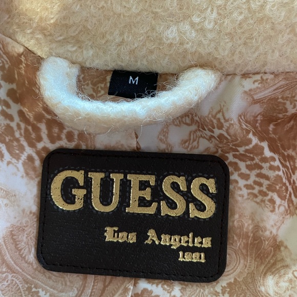 GUESS GOLD PEACOAT NWOT - Picture 3 of 6